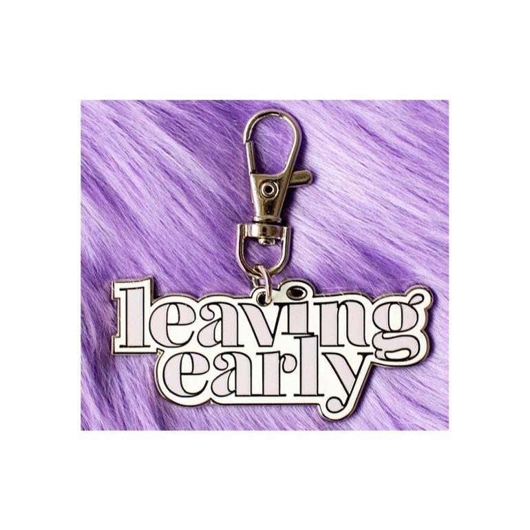 Leaving Early Keychain