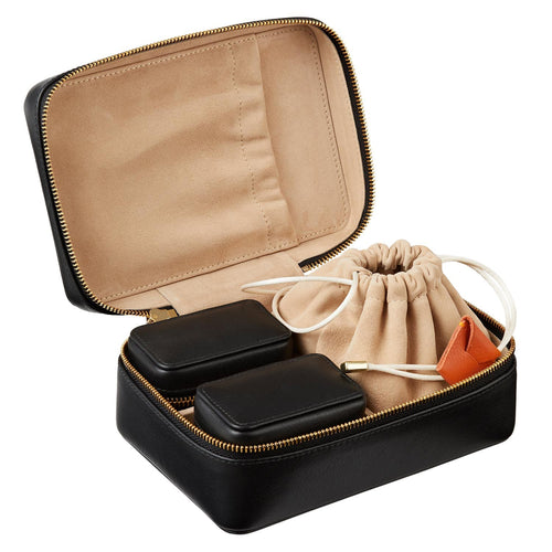 Amelia Leather Jewelry Case - 3 Piece Set