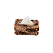 Load image into Gallery viewer, Rattan Tissue Box - Brown