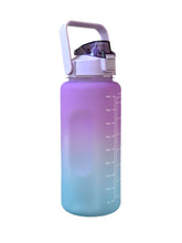 Load image into Gallery viewer, Matte purple green water bottle