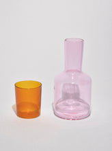 Load image into Gallery viewer, Pink/Amber Bedside Carafe